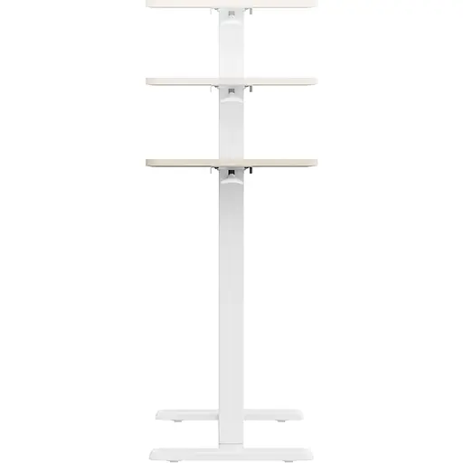 Стол компактный 2E CE710WL, 710x400 мм, регулируемая высота, бело-бежевый - фото 5