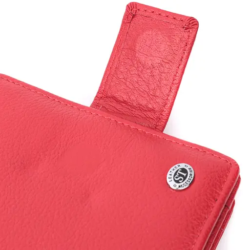 Кожаный женский кошелек ST Leather 10х11.5х2.5 см acs0029428 - фото 5