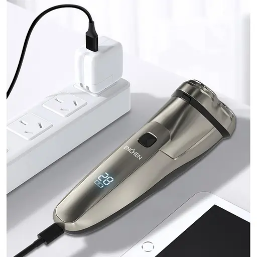 Електробритва Enchen Steel 3S Black/Gold чоловіча - фото 2