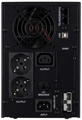 Источник бесперебойного питания 2E 1000 ВА / 800 Вт / Без АКБ (2E-PS1000L) - фото 3