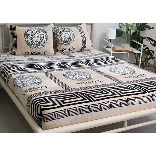 Простыня на резинке с наволочками TAG Tekstil 180х200х20 см 000267544