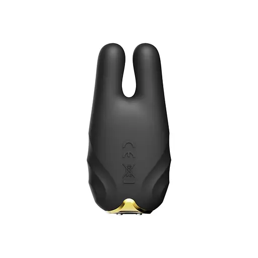 Вібратор для грудей Zalo Nave Obsidian 6.3 см чорний - фото 4