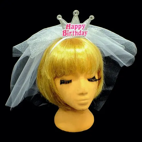 Корона на обруче Happy Birthday - фото 1