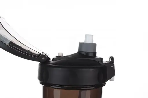 Пляшка-шейкер Laprida 800 мл коричнева з харчового пластику (67-3851) - фото 2