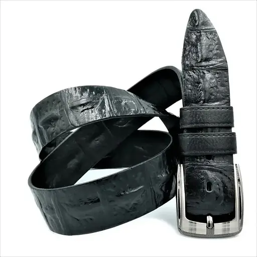 Ремінь шкіряний Le-Mon чоловічий 110-125х4 см acs0022336 - фото 1