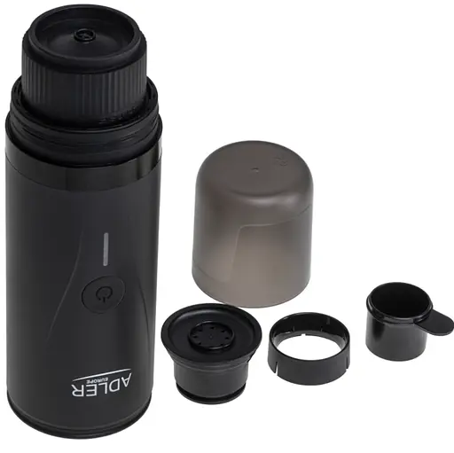 Портативная кофеварка Adler AD 4400 аккумулятор 7500 мАч давление 20 бар питание от USB для молотого кофе и капсул Nespresso - фото 4