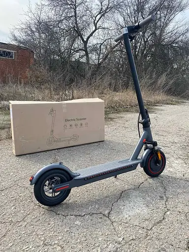 Электросамокат KUGOO М365 Pro MAX с передним амортизатором 13Ah серый(2025) - фото 4