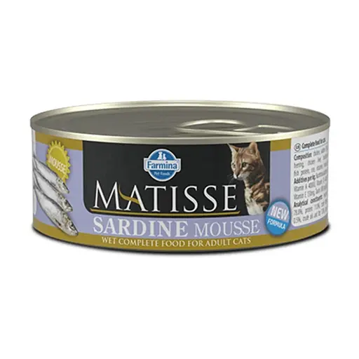 Вологий корм для котів Farmina Matisse з сардиною 85 г 