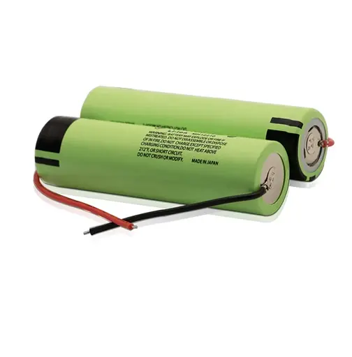 Акумулятор Li-ion 18650 Panasonic 3400 мАг 3,7В + провід DIY (Зелений) - фото 3