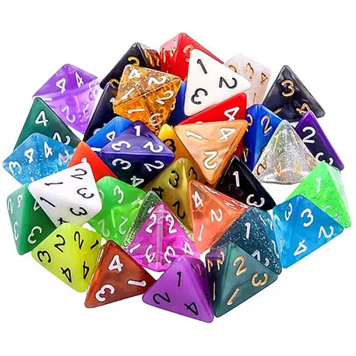 Настольная игра Games 7 Days Кубик игральный D4 , 1 шт. (g7dD4) - фото 1