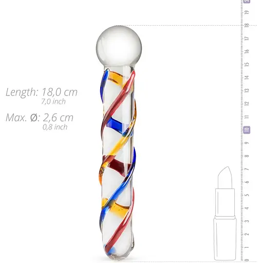 Скляний дилдо Gildo Glass Dildo No. 10 - фото 2