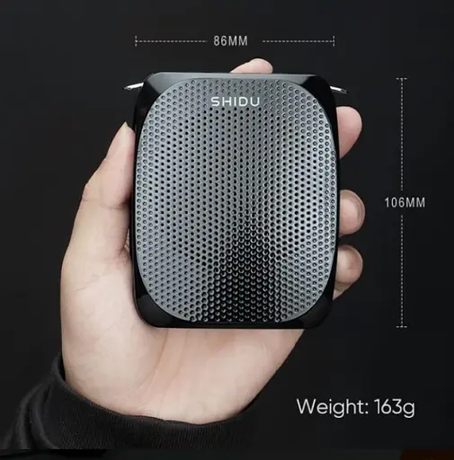 Портативний підсилювач голосу для гідів, учителів SHIDU S258, 10 Вт - фото 4