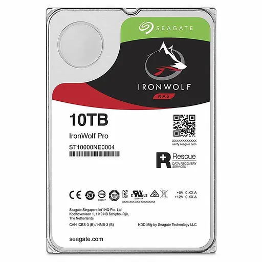 Жорсткий диск 3.5" Seagate IronWolf Pro 10 TB (ST10000NE0004) Б/в - фото 1