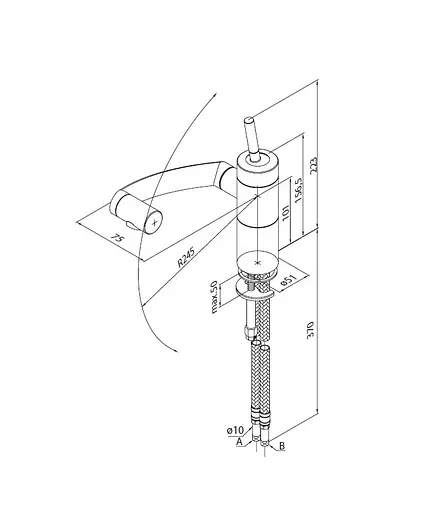 Змішувач кухонний Damixa ARC (290007464) - фото 8