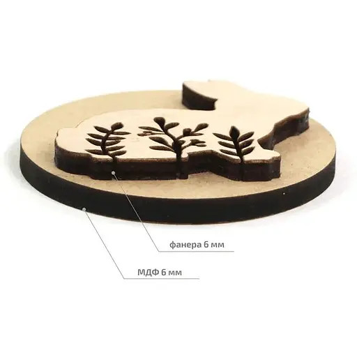 Штамп для вибійки Rosa Talent №6 Великдень 6.5x6см - фото 2