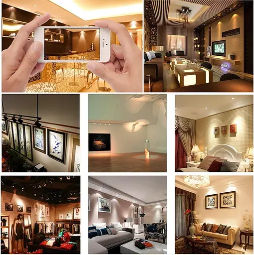 LED лампочка LEDGLE GU10 6.5w теплий білий 3000 K кут променя 120° - фото 4