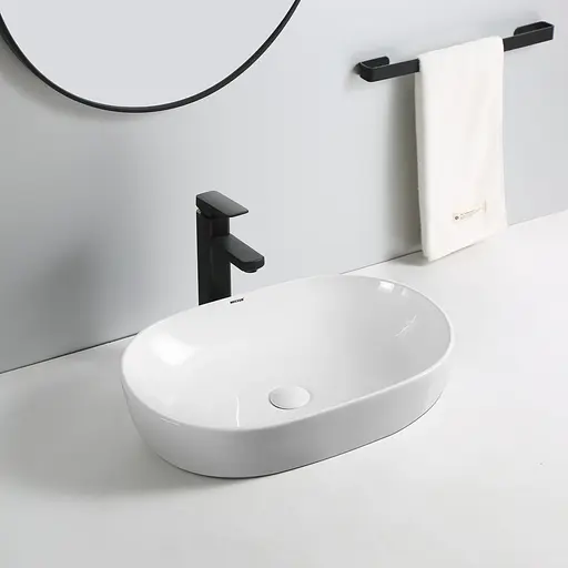 Умивальник накладний Mixxus Premium Ellipse-0105 600x400x150 мм MP6563, Білий - фото 6