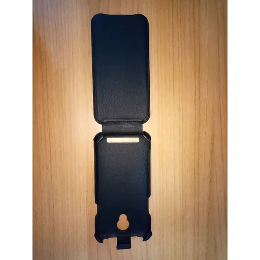 Чехол флип Blackview BV5000 черный кожаный - фото 9