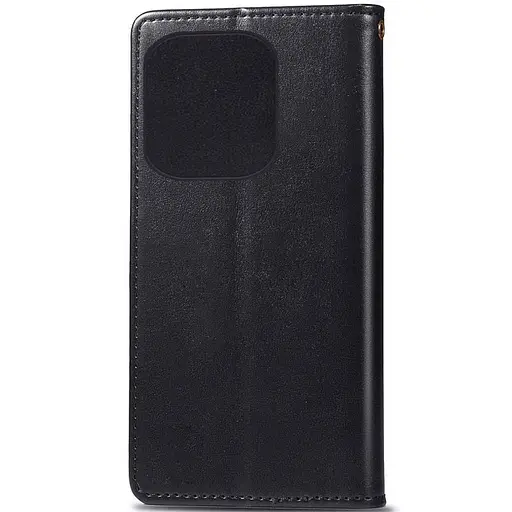 Кожаный чехол-книжка Getman Gallant PU для Tecno Spark 10 Pro Черный - фото 2