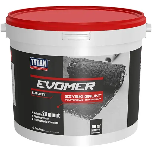 Праймер Tytan Professional Evomer битумно-полимерный быстрый 9 кг - фото 1