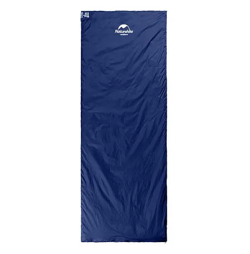 Сверхлегкий спальный мешок Naturehike LW180 NH21MSD04 Правый (15°C)  размер M (Синий)