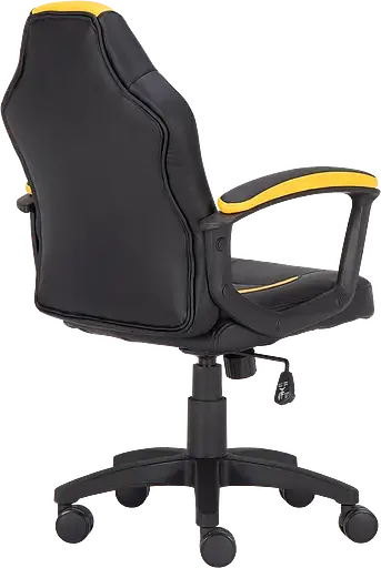 Геймерское детское кресло GT Racer черное с желтым (X-1414 Black/Yellow) - фото 3