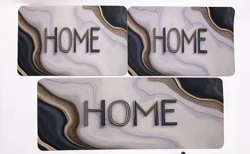 Набор диатомитовых ковриков для дома 3(шт) 38×58/2 по 38×98(см) придверные коврики для кухни коридора Yiwu HP-42-53