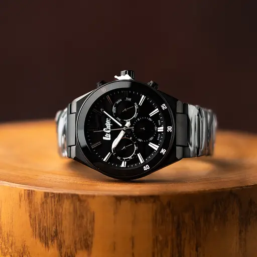 Наручний годинник чоловічий Lee Cooper Hit Black Чорний (3439) - фото 6