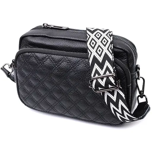 Кожаная женская сумка Vintage 21х15х7 см sum0026582 - фото 1