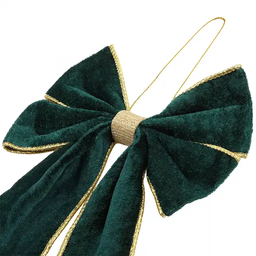 Украшение декоративное Yes! Fun Бант 28x16 см изумрудное (975078) - фото 2