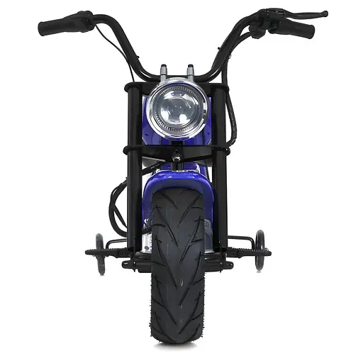Електромобіль дитячий Мотоцикл M 6016AL-4 36V USB Bluetooth TF шкіра синій - фото 3