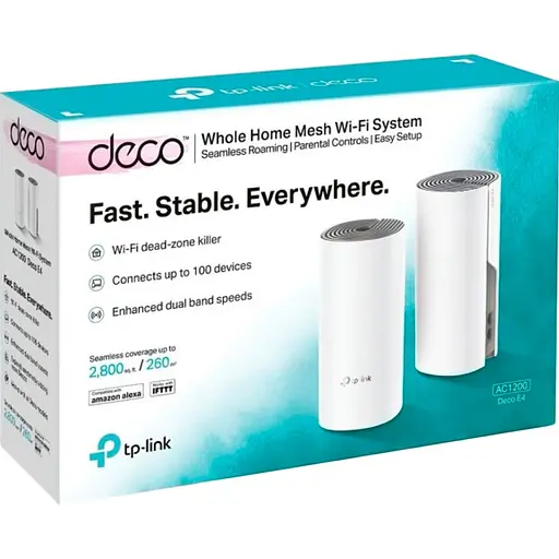 Wi-Fi Mesh система TP-Link Deco E4 2-Pack [122114] - фото 4