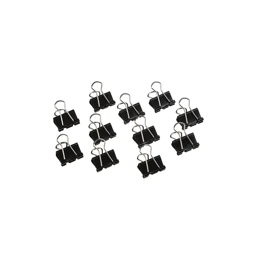 Биндер-зажим для бумаги, 15 мм, черный, BM.5306 BUROMAX (4823078947505) - фото 2