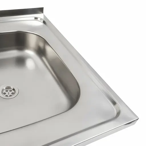 Кухонная мойка из нержавеющей стали Platinum 8060 R (0,4/120 мм), Нержавеющая сталь - фото 3