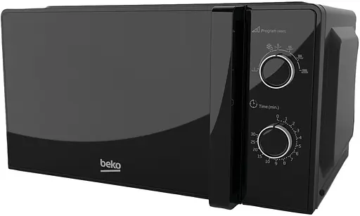 Микроволновая печь Beko 20 л, механическое управление, 700 Вт, черная - фото 3