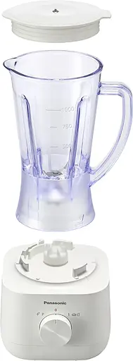 Panasonic Блендер стационарный, 450Вт, чаша-1350мл, мельница, для специй, белая - фото 8