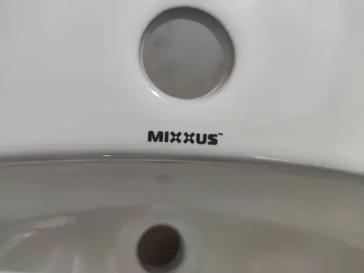 Умивальник врізний на стільницю Mixxus Premium Topper-1602 515x400x200 мм з отвором під змішувач MP6572, Білий - фото 6