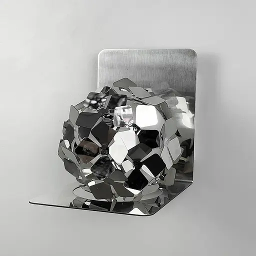 Флористичне бра у хромованому корпусі Арт. WB 34/1 CH Line F - фото 7