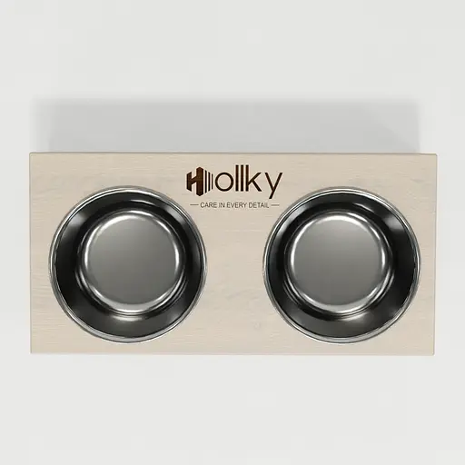 Hollky StellWood — миски на підставці для маленьких собак та котів (2 × 0,45 л) - фото 9