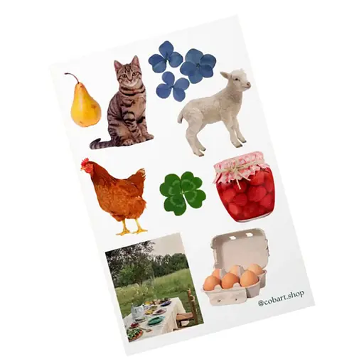 Детский стикерпак А6 Holiday joy Cobart СS-VS-015 на виниловой основе - фото 1