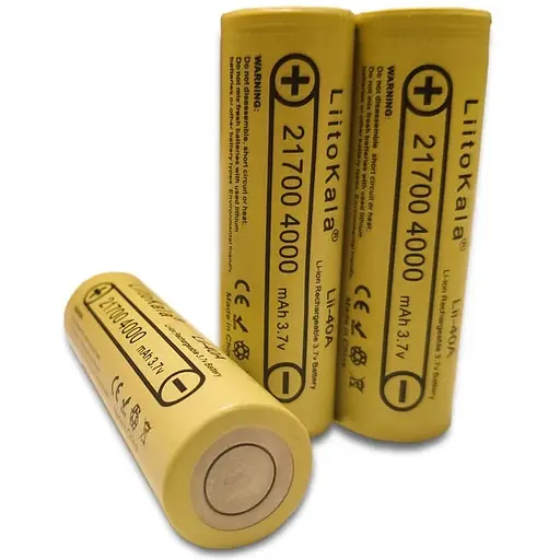 Акумулятор 21700 Liitokala 40A 4000mAh (Original) - фото 3
