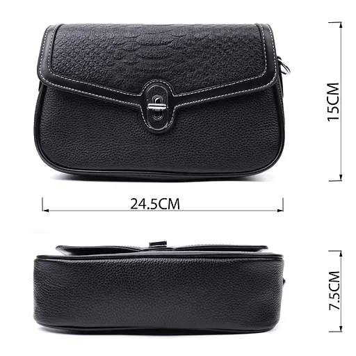 Кожаная женская сумка Vintage 24.5х15х7.5 см sum0026576 - фото 3