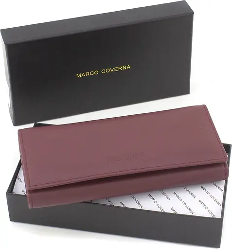 Кожаный женский кошелек Marco Coverna acs0029500 - фото 8