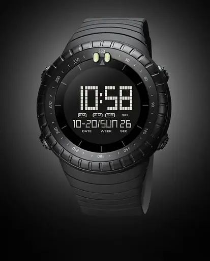 Чоловічий спортивний годинник Skmei 1992 (Чорний) - фото 5