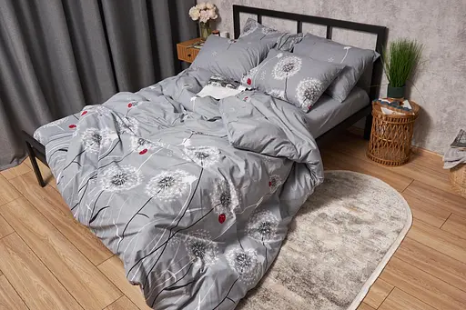 Комплект постільної білизни Moon&Star Бязь Gold Люкс Ladybug King Size 220x240 наволочки 4х50х70 - фото 7