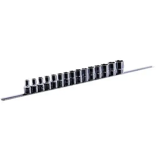 Комплект торцевих головок на планці 1/2, 15 од. 8-24 мм Toptul hoz0007619 - фото 1