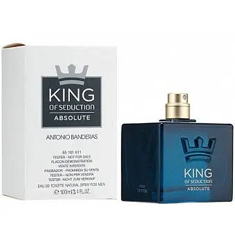 Оригинал Antonio Banderas King of Seduction Absolute 100 мл ТЕСТЕР туалетная вода - фото 1