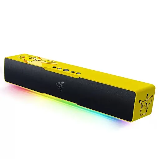Игровой саундбар колонка Razer Leviathan V2 X Pokemon Pikachu limited edition (Желтый)