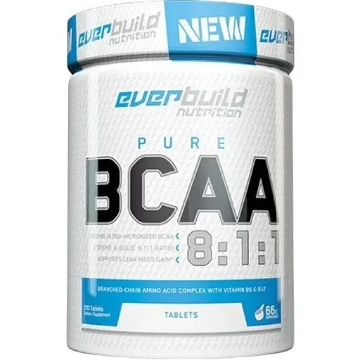 Незамінні амінокислоти EverBuild Nutrition BCAA 8:1:1 1000 mg, 200 таблеток