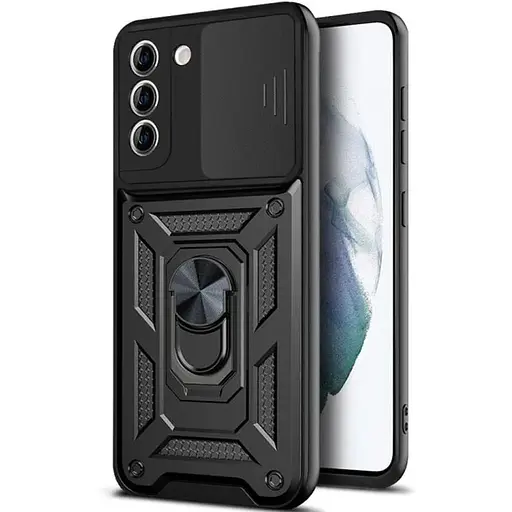 Чехол Ummi Camshield Serge Ring для Samsung Galaxy S21 FE Черный